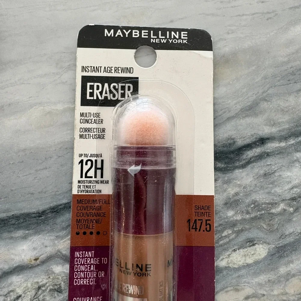 Maybelline Instant Age Rewind Eraser Multi-Use Concealer Shade 147.5 2 Pack NEW